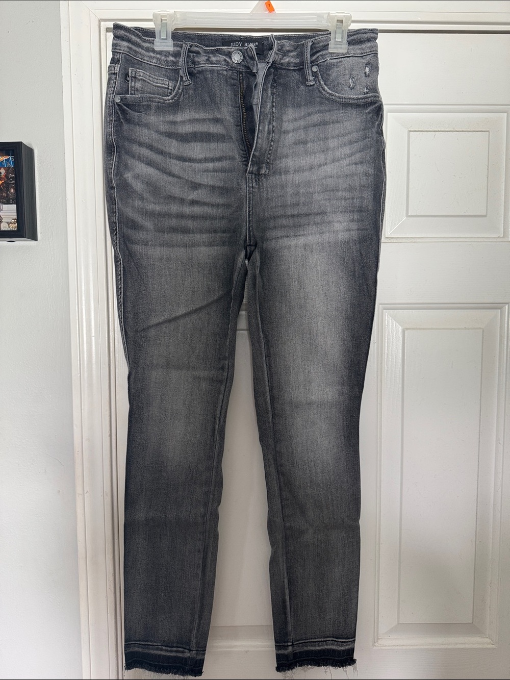 Judy Blue 13/31 Gray High-Rise Women's Skinny Jeans